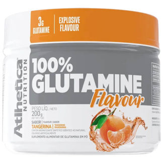 100% Glutamine Flavour (200g) Tangerina Atlhetica Nutrition