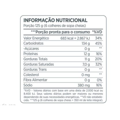 100% Hiper Mass Flavor (2,5kg) Atlhetica Nutrition Tabela Nutricional Chocolate
