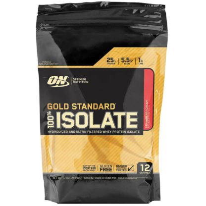 100% Isolate Gold Standard (360g Morango) Optimum Nutrition