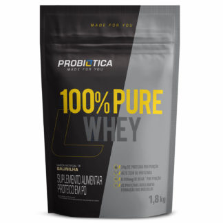 100% Pure Whey Refil (1,8kg) Baunilha Probiótica
