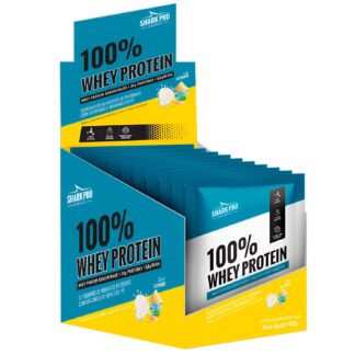 100% Whey Protein (10 sachês de 40g) Shark Pro Leitinho