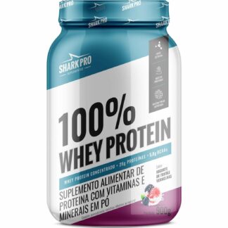 100% Whey Protein (900g) Shark Pro Iogurte de Frutas Vermelhas