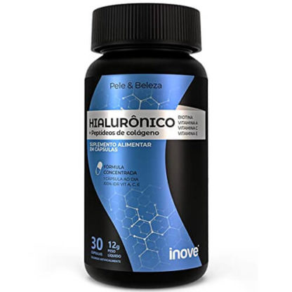 Ácido Hialurônico + Colágeno (30 caps) Inove Nutrition