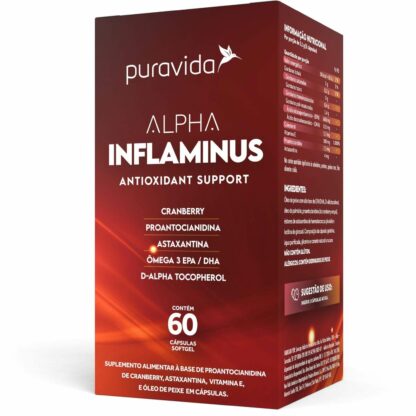 Alpha Inflaminus Antioxidante Ômega 60 caps Puravida