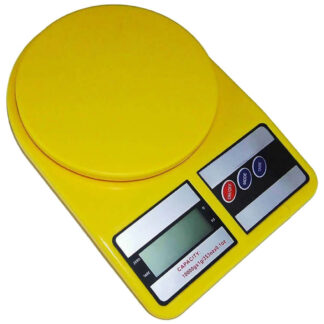 Balança Amarela Digital de Cozinha SF-400 Alta Precisão - 1g a 10kg