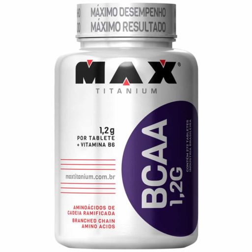 BCAA 1,2G c/ Vitamina B6 (272 tabs) Max Titanium