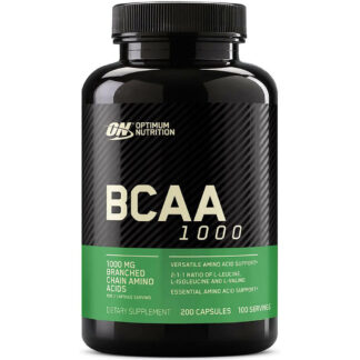 BCAA 1000 (200 caps) Optimum Nutrition Tabela Nutricional