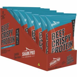 Beef Crispy Protein Salgadinho Proteico 8 un. de 50g Shark Pro