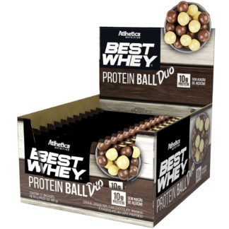 Best Whey Protein Ball (12 un. 50g Chocolate Branco + Chocolate ao Leite) Atlhetica Nutrition