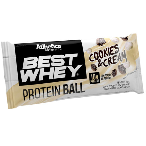 Best Whey Protein Ball (50g Cookies & Cream) Atlhetica Nutrition