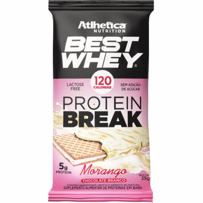 Best Whey Protein Break (25g) Morango Atlhetica Nutrition