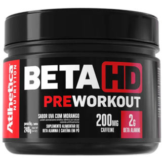 Beta HD Pre Workout (240g) Uva Morango At Atlhetica Nutrition