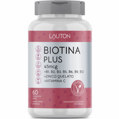 Biotina Plus 45mcg (60 caps) Lauton Nutrition