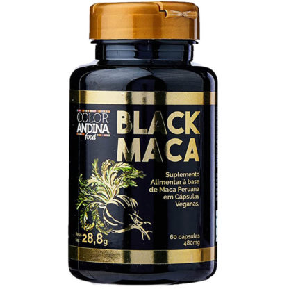 Black Maca Peruana (60 caps) Color Andina
