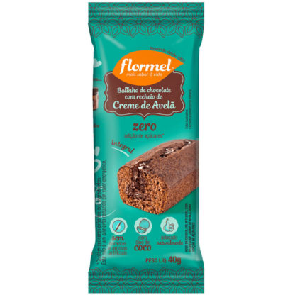 Bolinho Recheado (40g) Chocolate Avelã Flormel