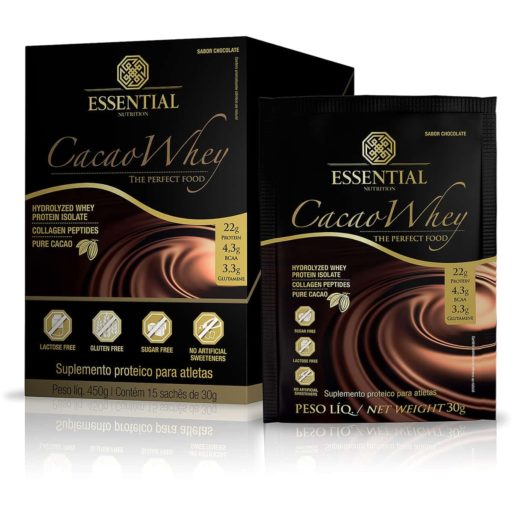 Cacao Whey (15 sachês de 30g) Essential Nutrition