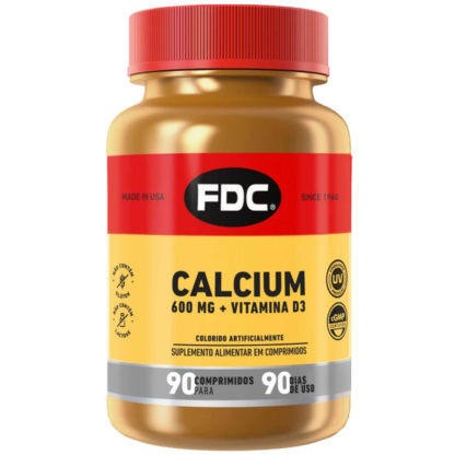 Cálcio 600mg + Vitamina D (90 caps) FDC