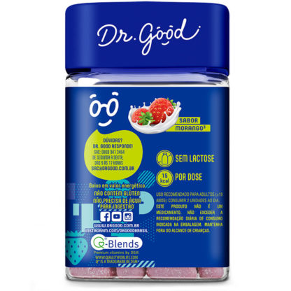 Cálcio + Vitamina D3 (30 Gomas) Dr. Good