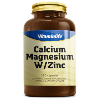 Calcium Magnesium W/Zinc (120 caps) VitaminLife