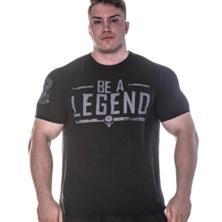 Camiseta Preta Be A Legend (100% Algodão) Integralmédica