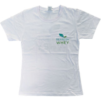 Camiseta Branca (100% Algodão) Refresh Whey