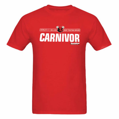 Camiseta Carnivor Touro (Vermelho) MuscleMeds