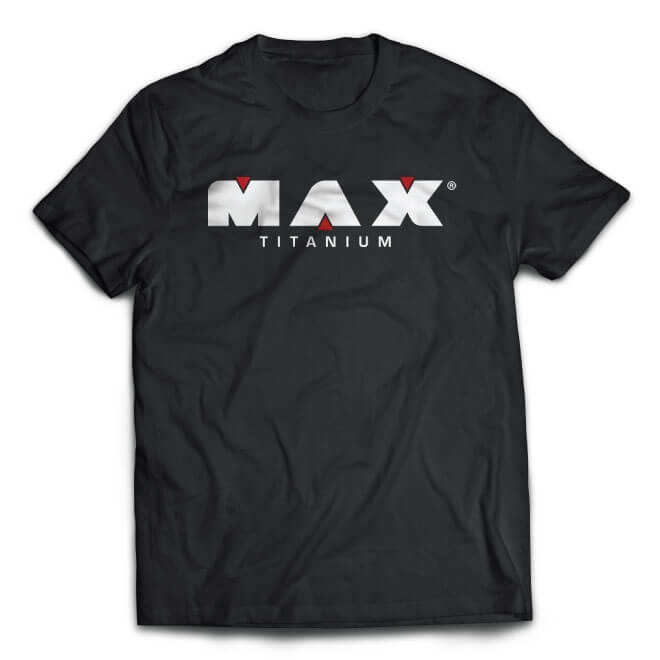 Camiseta Max Titanium Preta (Masculina) - Meu Mundo Fit