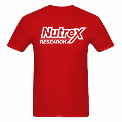 Camiseta Vermelha costas (100% Poliéster) Nutrex