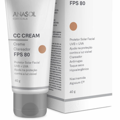 CC Cream Protetor Solar Facial FPS 80 (40g) Anasol