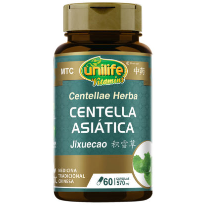 Centella Asiática - Ji Xue Cao (60 caps) Unilife Vitamins