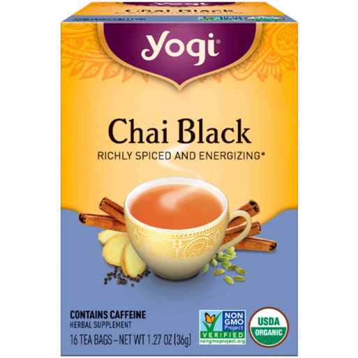 Chá Preto Chai (16 Sachês de 36g) Yogi Tea