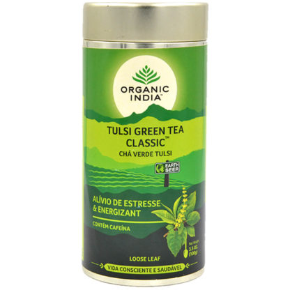 Chá Tulsi com Chá Verde (100g) Organic India