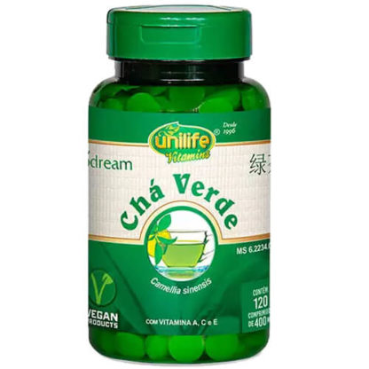 Chá Verde (120 caps) Unilife Vitamins