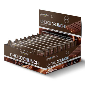 Choko Crunch Protein (12 barras de 40g Chocolate Proteico) Probiótica