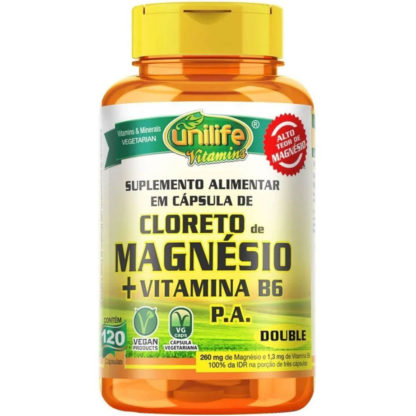 Cloreto de Magnésio P. A. (120 caps) Unilife Vitamins
