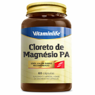 Cloreto de Magnésio P.A (60 caps) VitaminLife