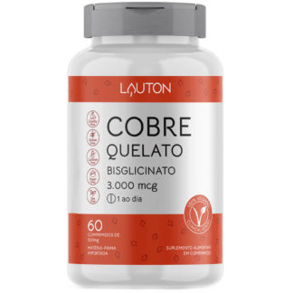 Cobre Quelato (60 tabs) Lauton Nutrition
