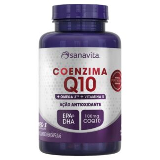 Coenzima Q10 + Omega 3 (60 caps) Sanavita