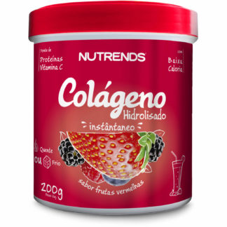 Colágeno Hidrolisado Instantâneo (200g) Frutas Vermelhas Nutrends