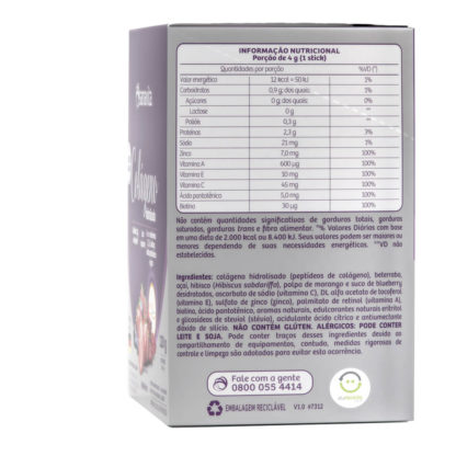 Colágeno Hidrolisado Verisol (30 sachês) Tabela Sanavita