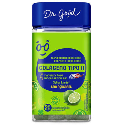 Colágeno Tipo II (60 Gomas) Dr. Good