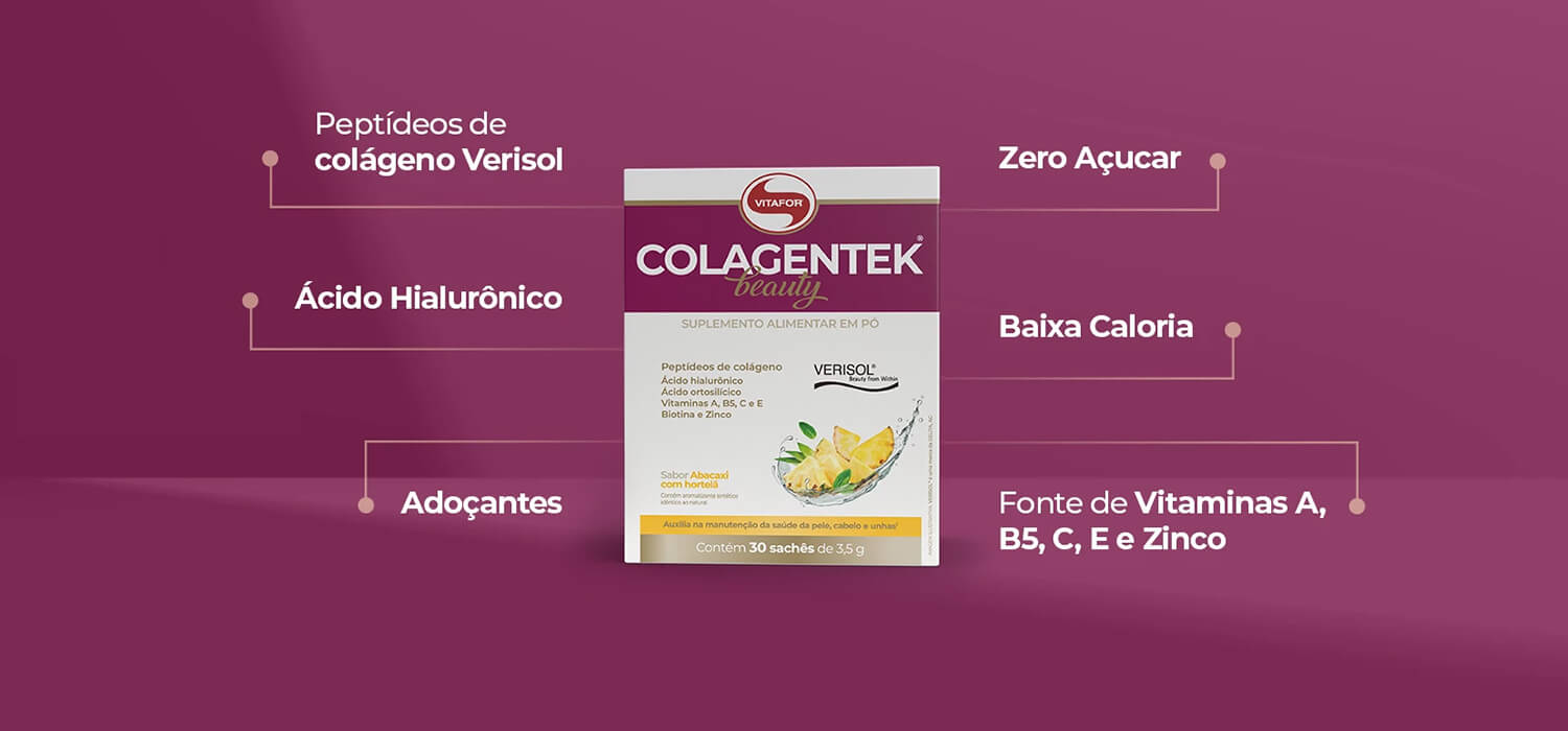 Colagentek Beauty (30 Sachês) Vitafor
