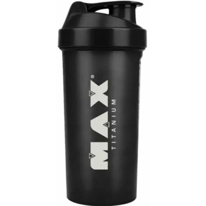 Coqueteleira Shaker Preta (700ml) Max Titanium