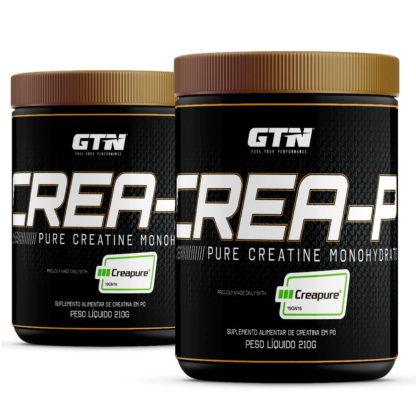 Crea-P Creatina 100% Creapure (2 potes com 210g) GTN
