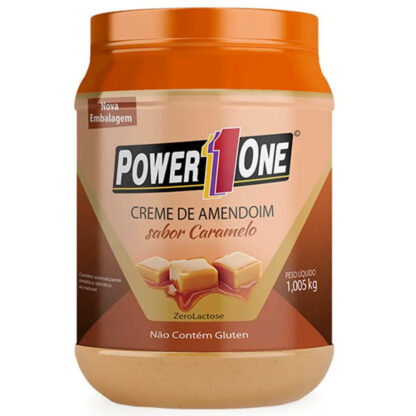 Creme de Amendoim com Caramelo (1kg) Power1One