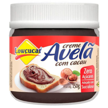 Creme de Avelã com Cacau Zero Açúcares (150g) Lowçucar