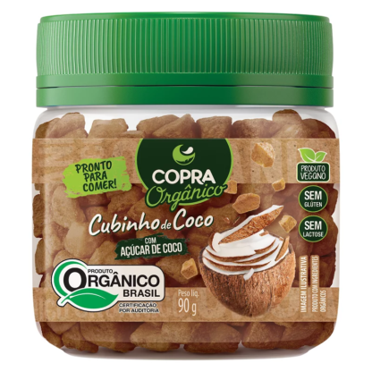 Cubinho de Coco com Açúcar de Coco (90g) Copra
