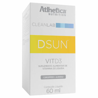 DSun Vit D3 (60ml) Atlhetica Nutrition