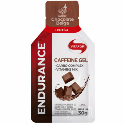 Endurance Caffeine Gel (sachê de 30g) Chocolate Belga Vitafor