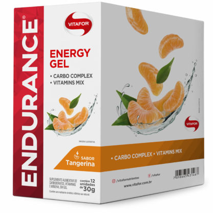 Endurance Energy Gel (12 sachês de 30g) Tangerina Vitafor